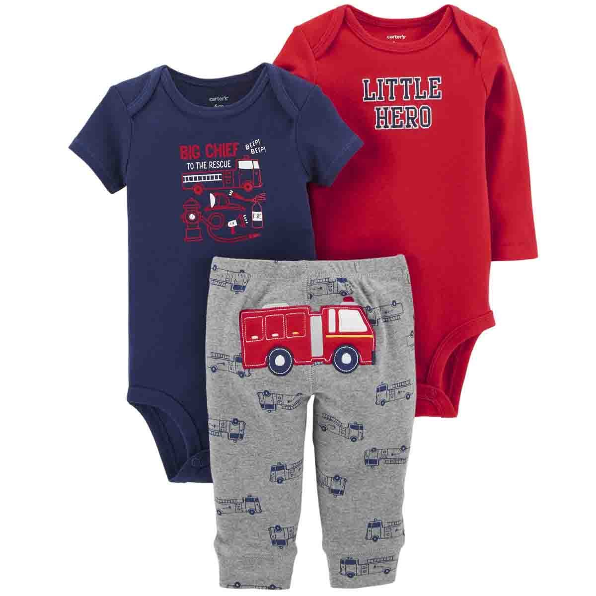 Set Rojo Liso Carters