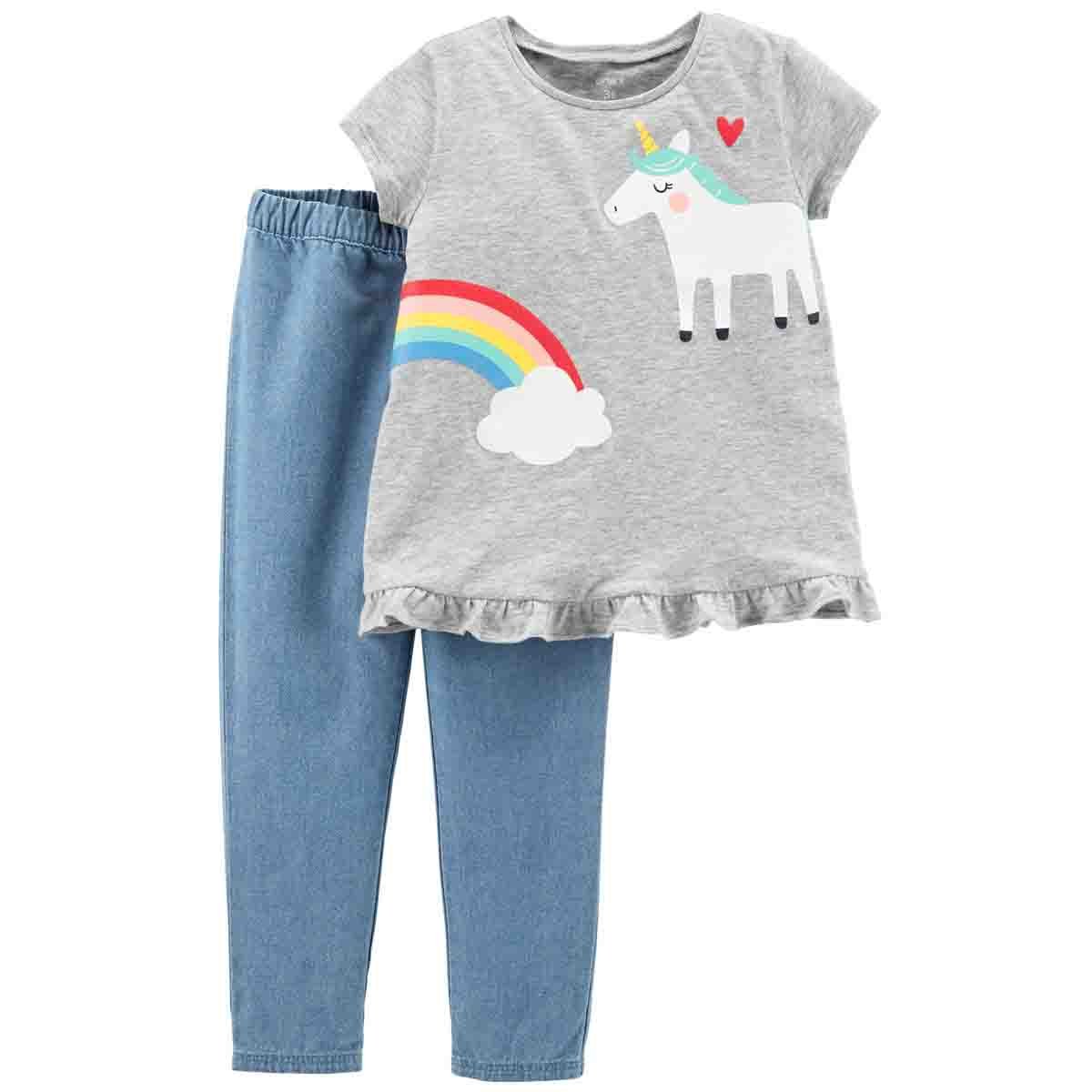 Set Color Gris Combinado Carters