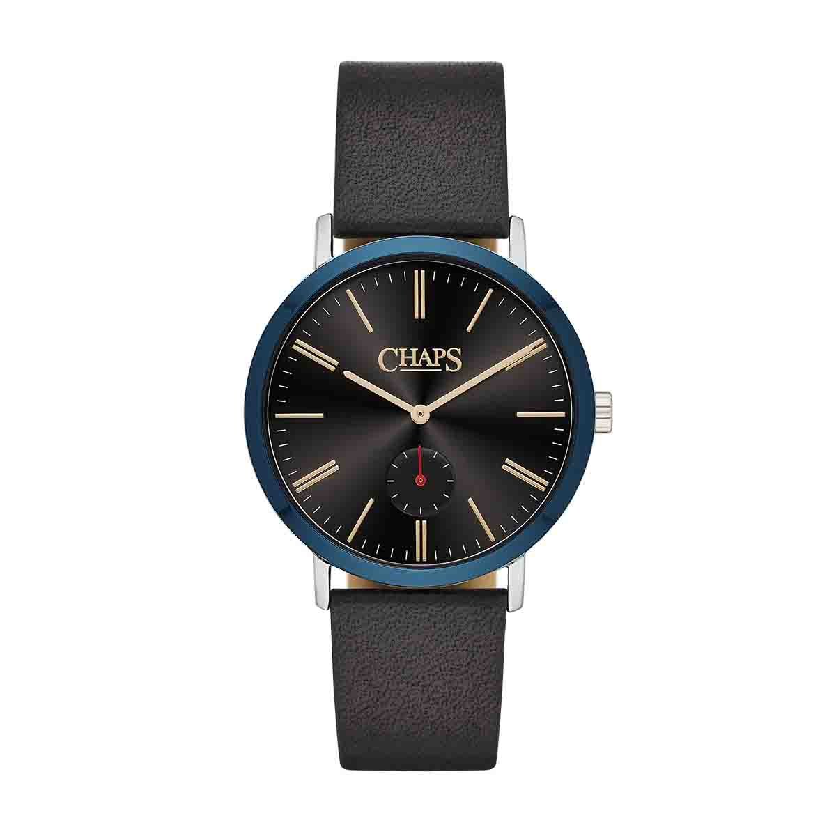 Reloj para Caballero Color Negro Chaps