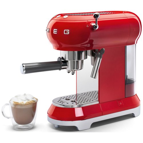 Máquina de Café Espresso Rojo Smeg
