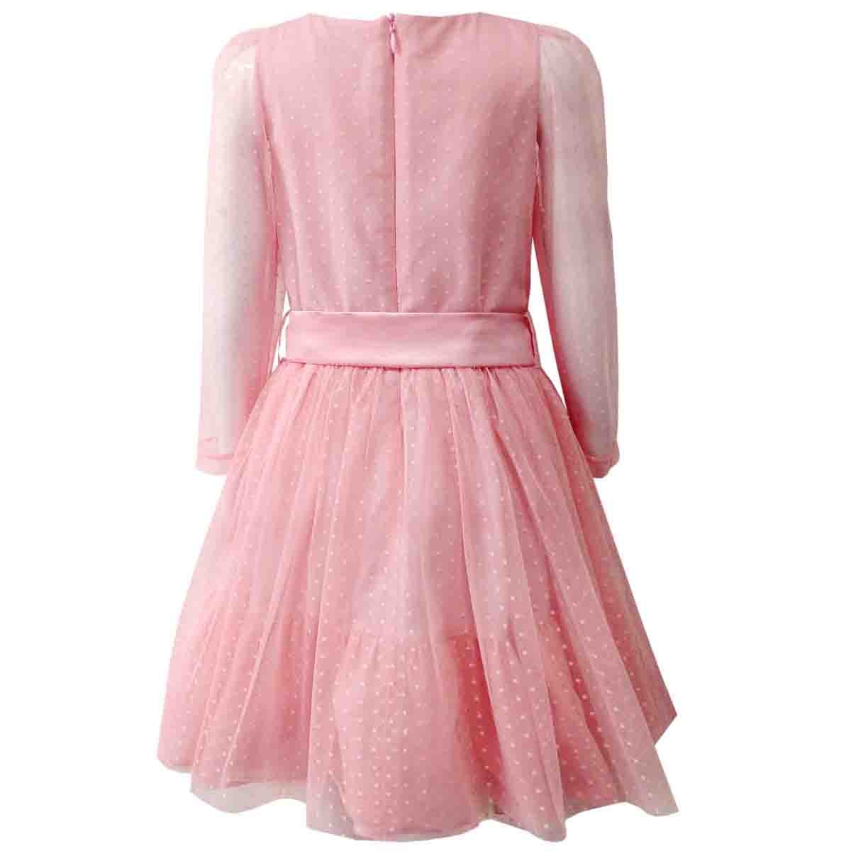 Vestido Color Rosa Combinado Lets Go