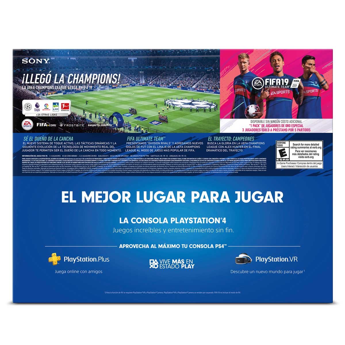 Consola Ps4 1Tb Fifa 2019 Bundle