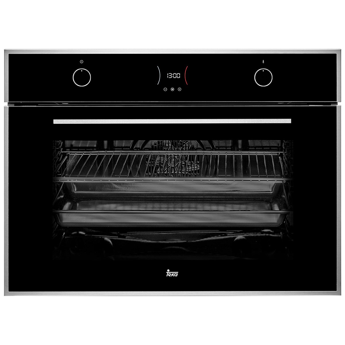 HLF 840 ⋆ Horno eléctrico 220 multifuncion 80 cm cristal negro marca Teka