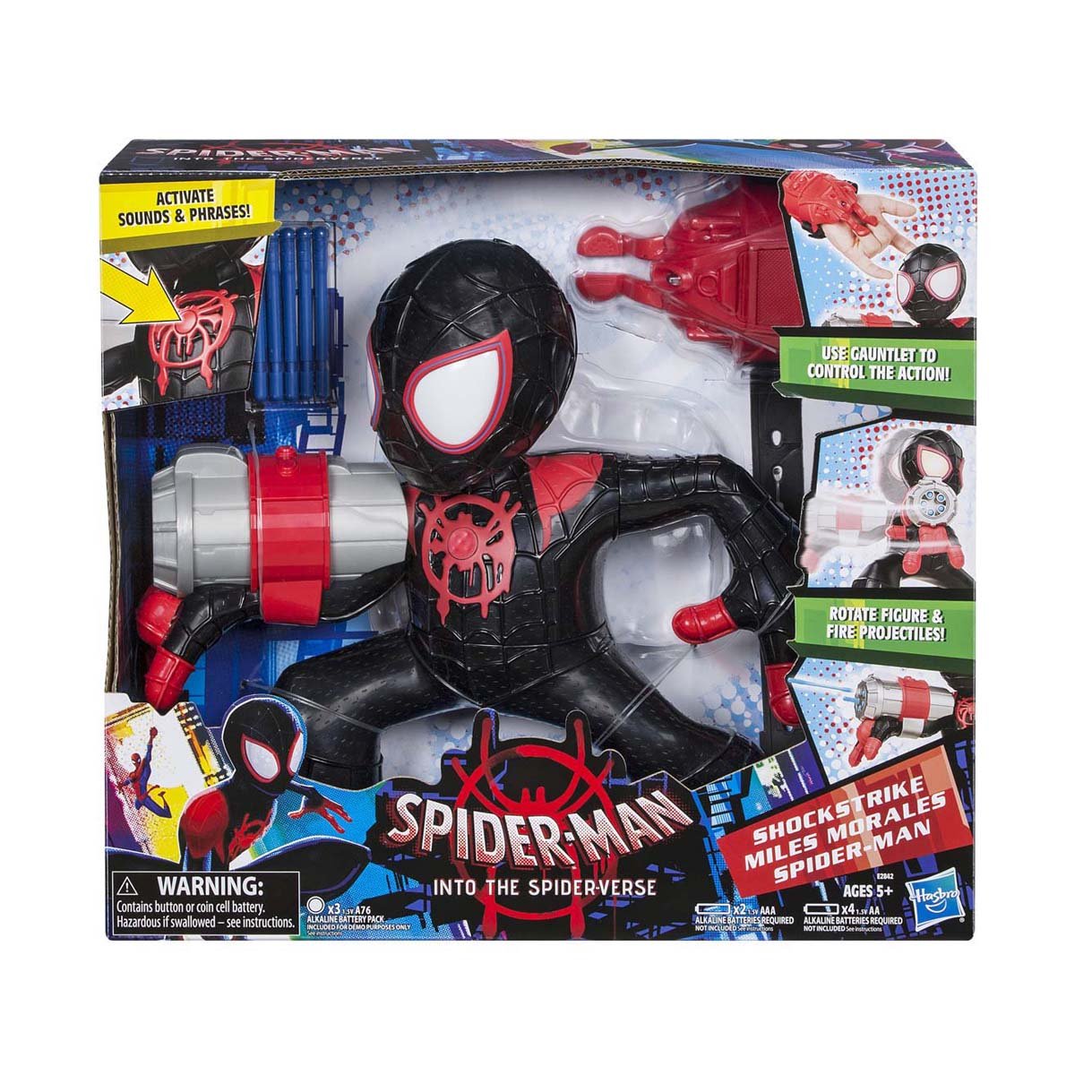 Marvel Spider-Man  Shock Strike Miles Morales Hasbro