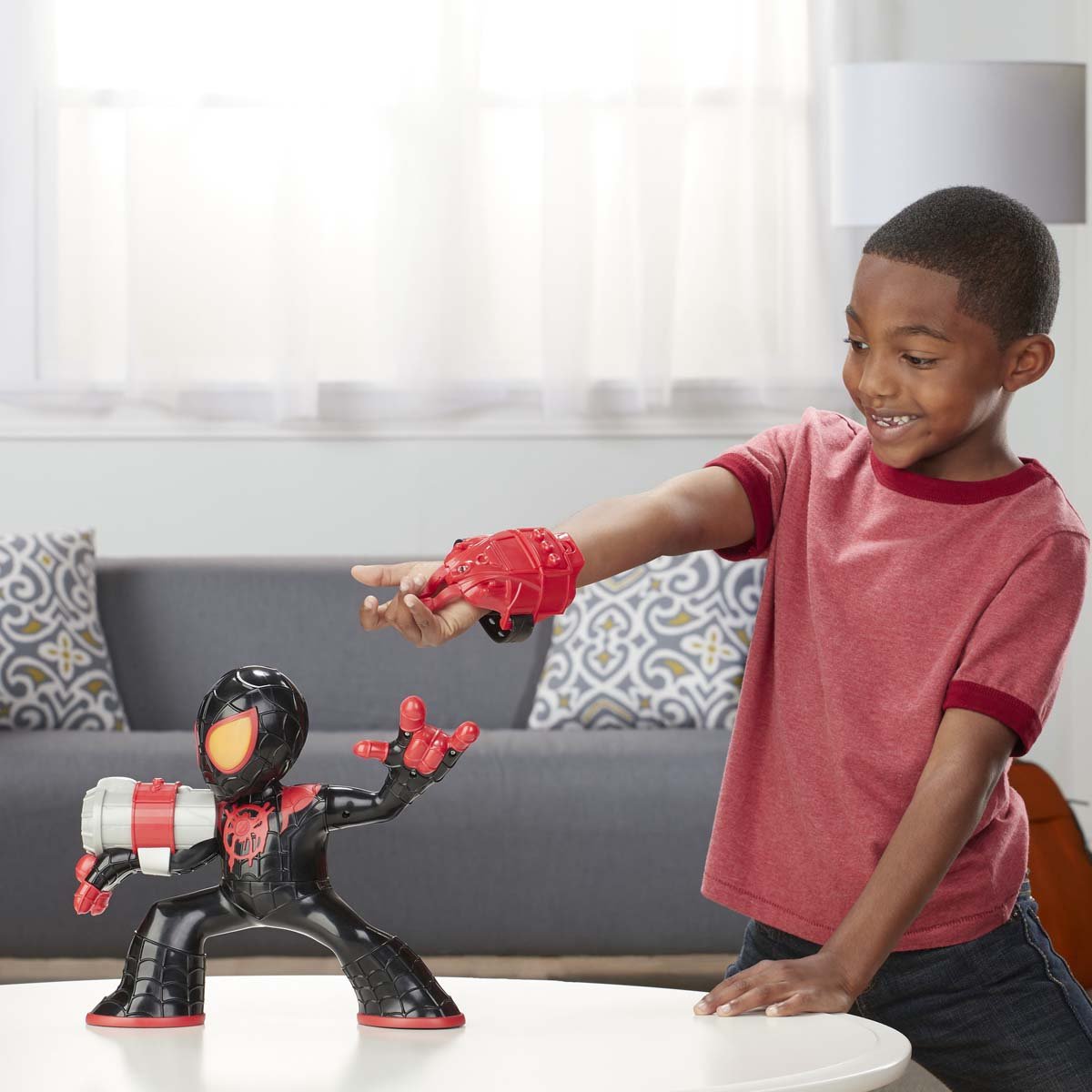 Marvel Spider-Man  Shock Strike Miles Morales Hasbro