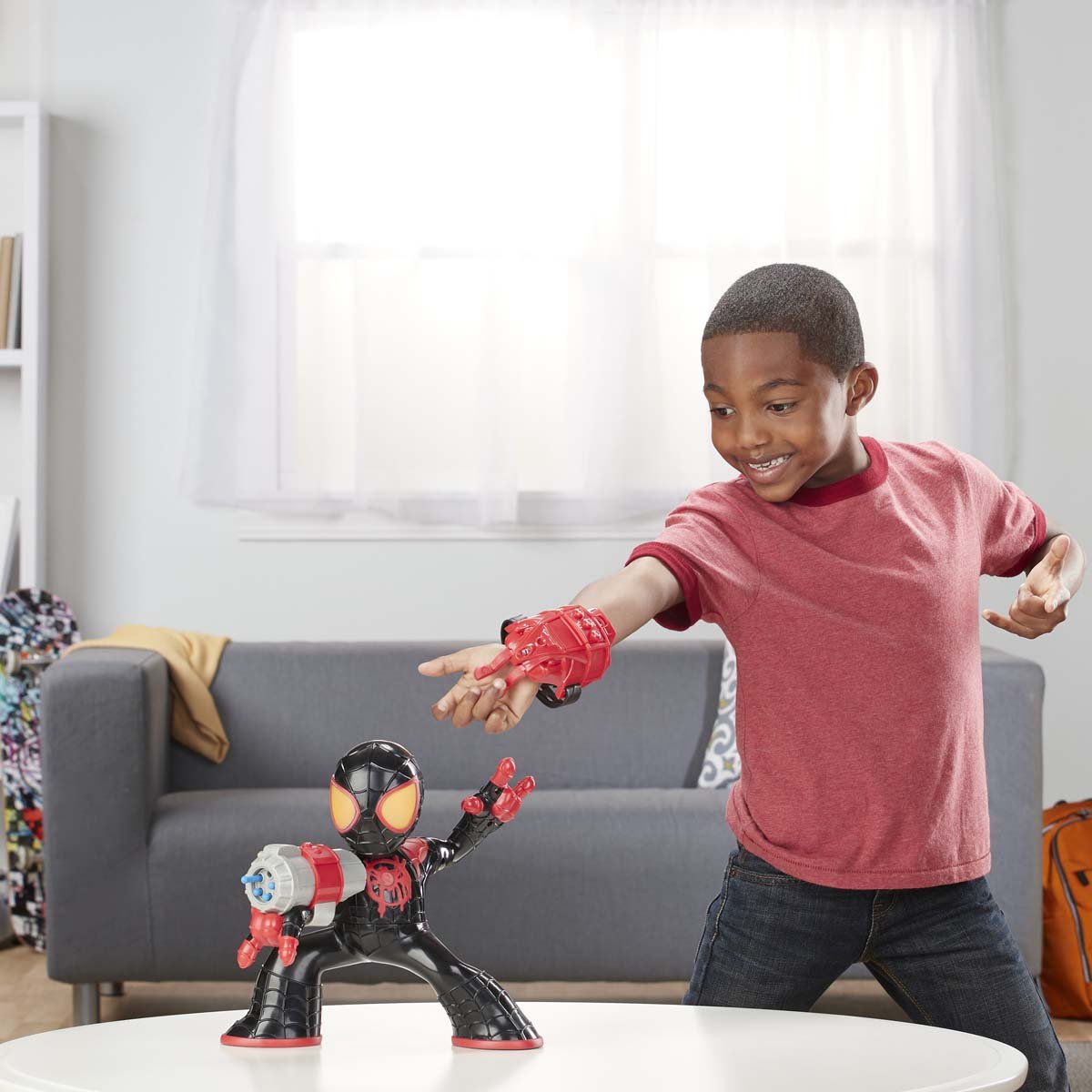 Marvel Spider-Man  Shock Strike Miles Morales Hasbro