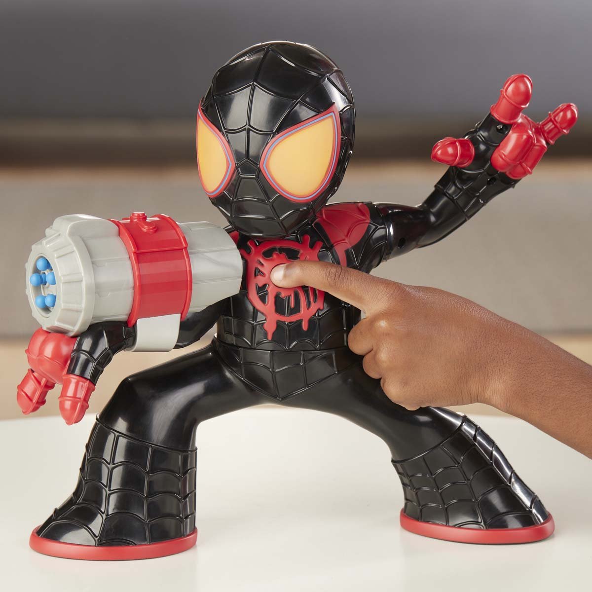 Marvel Spider-Man  Shock Strike Miles Morales Hasbro