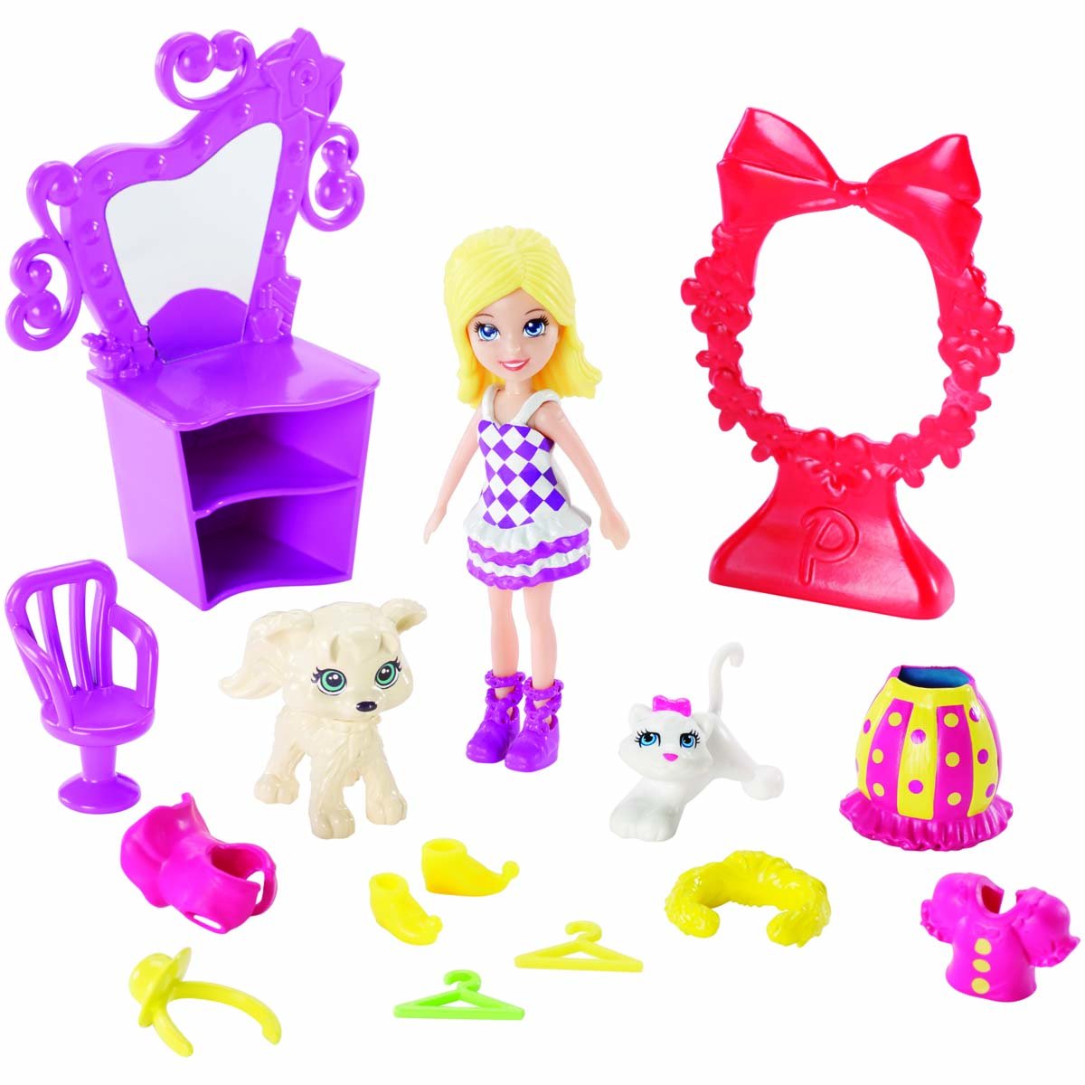 polly pocket estacion de brillos