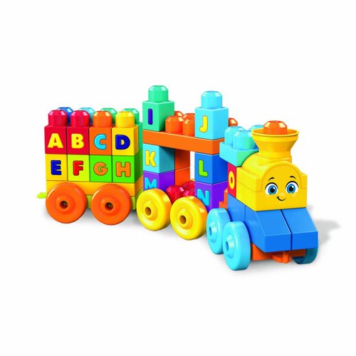 Mega Bloks Abc Tren de Aprendisaje 60 Pzas Mattel