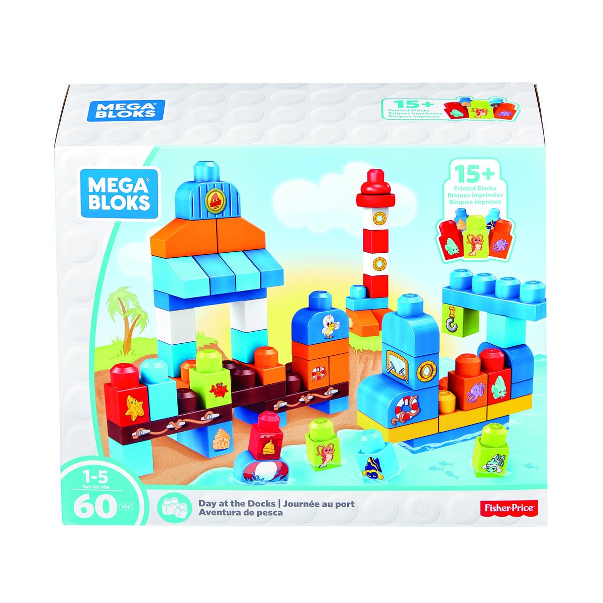 Mega Bloks Gran Aventura de Pesca Mattel