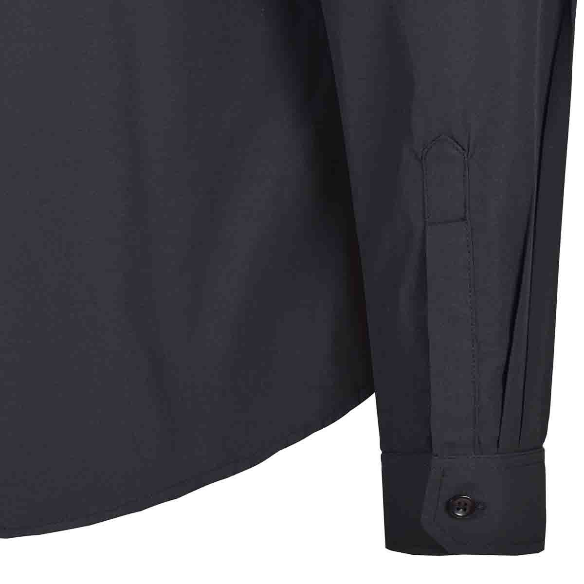 Camisa Juvenil Slim Fit Manga Larga Estampada Color Negro Hardpepper para Caballero