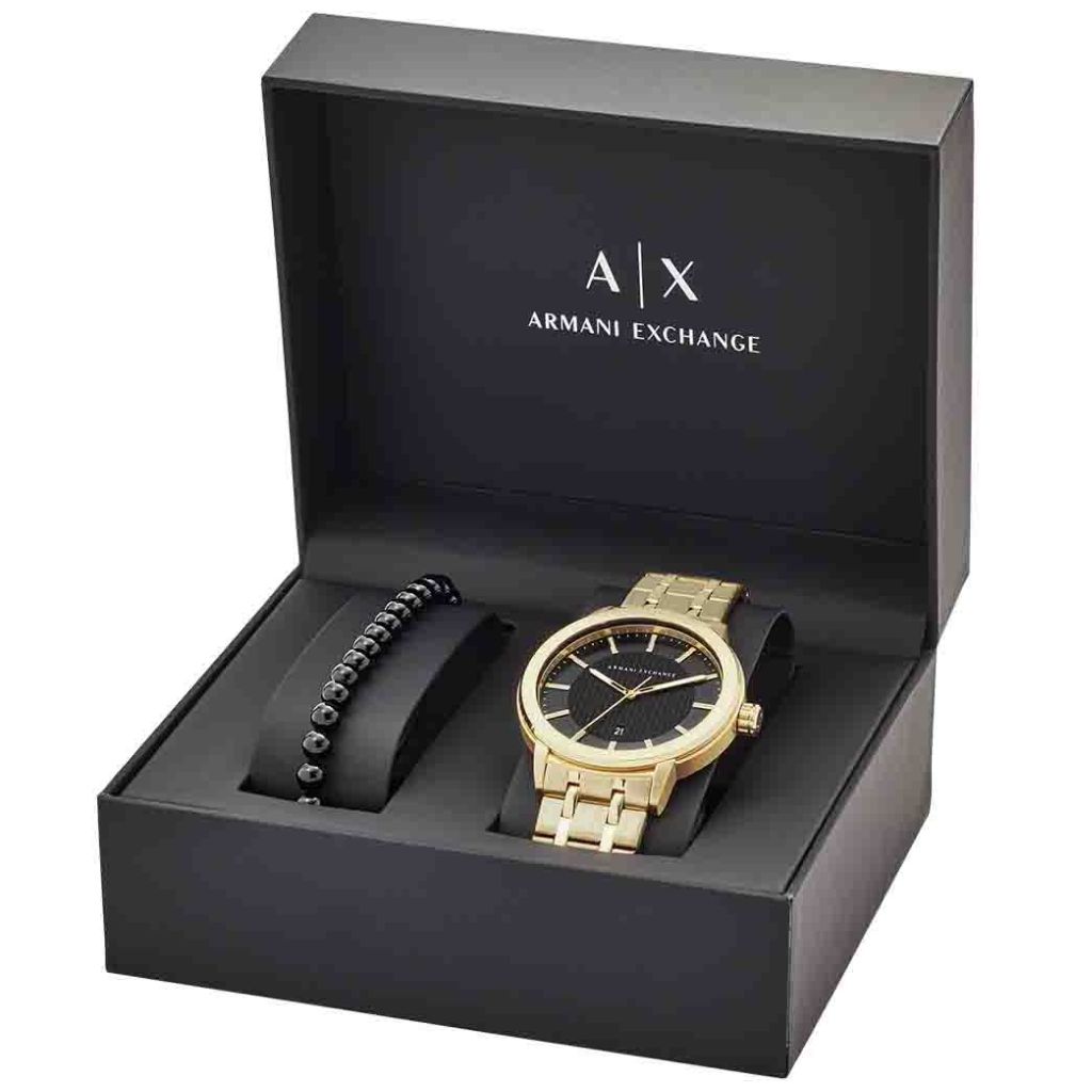 reloj armani dorado caballero