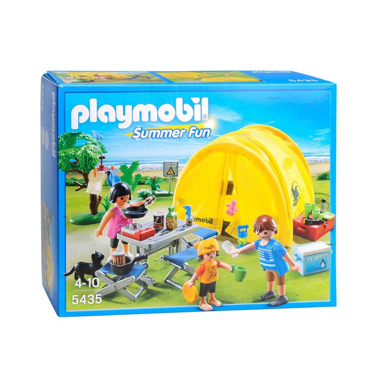 playmobil tienda de campaña