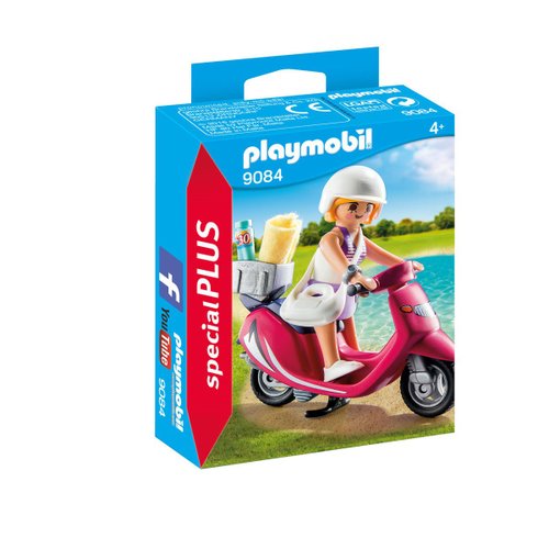 Mujer con Scooter Playmobil