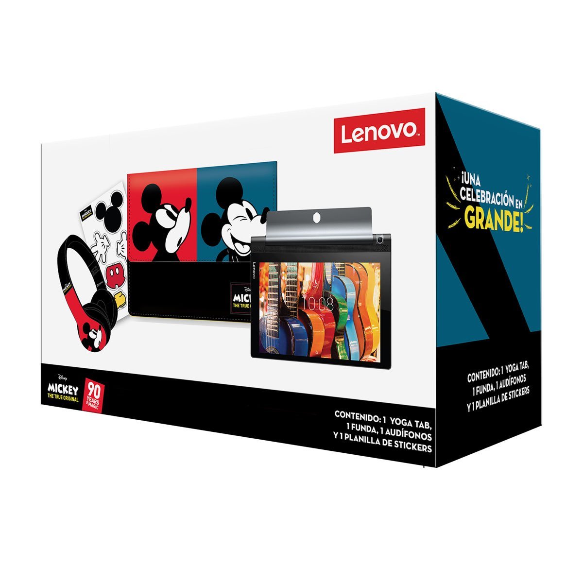 Paquete Tablet Lenovo Yoga Yt3-850F Mickey