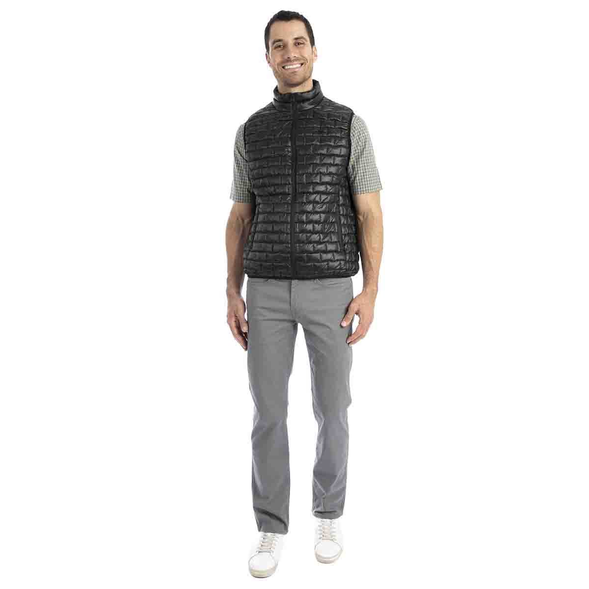Chaleco Nylon Box Quilted Vest Color Negro Dockers