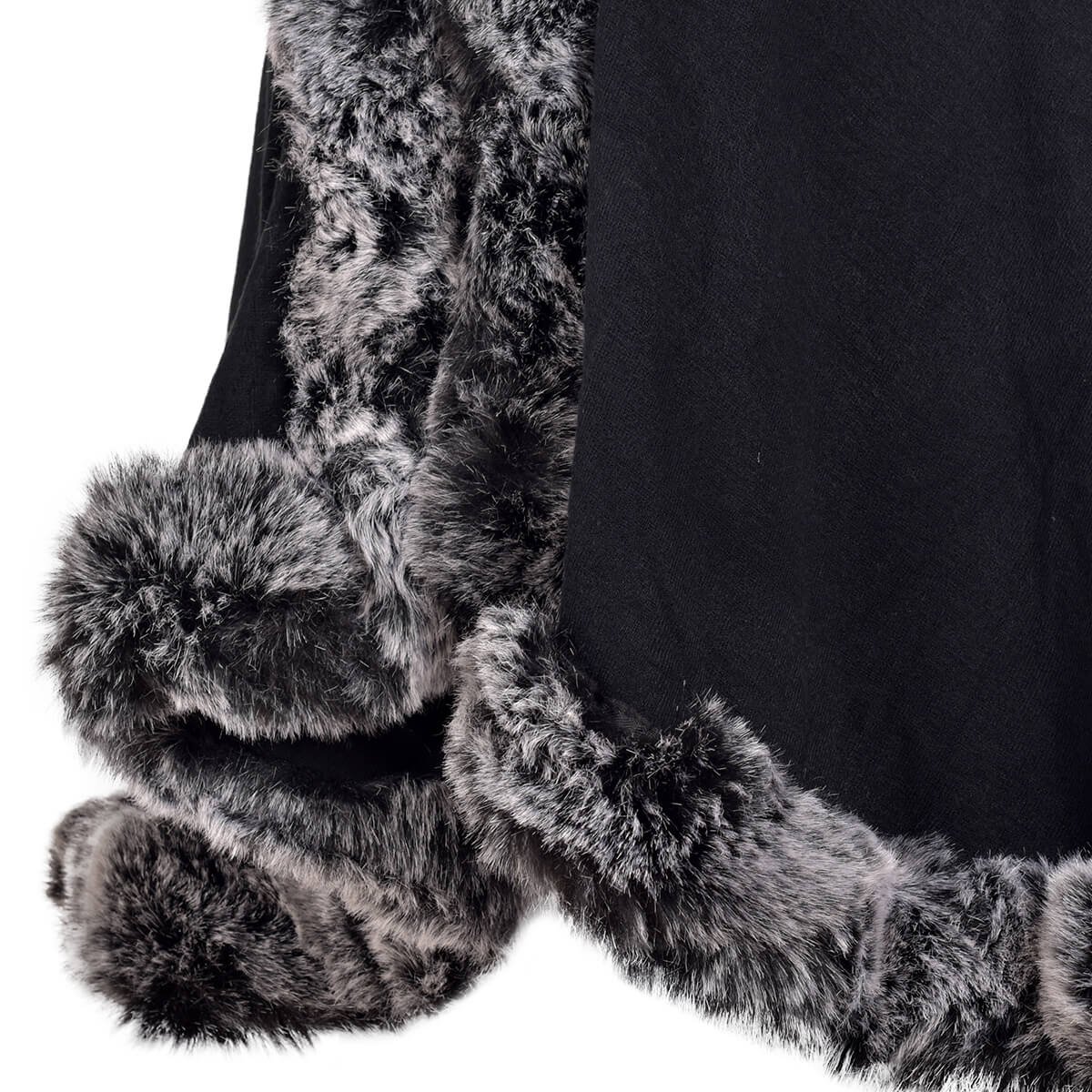 Capa Larga Cuello con Pelo en Combinacion Philosophy Jr Nights