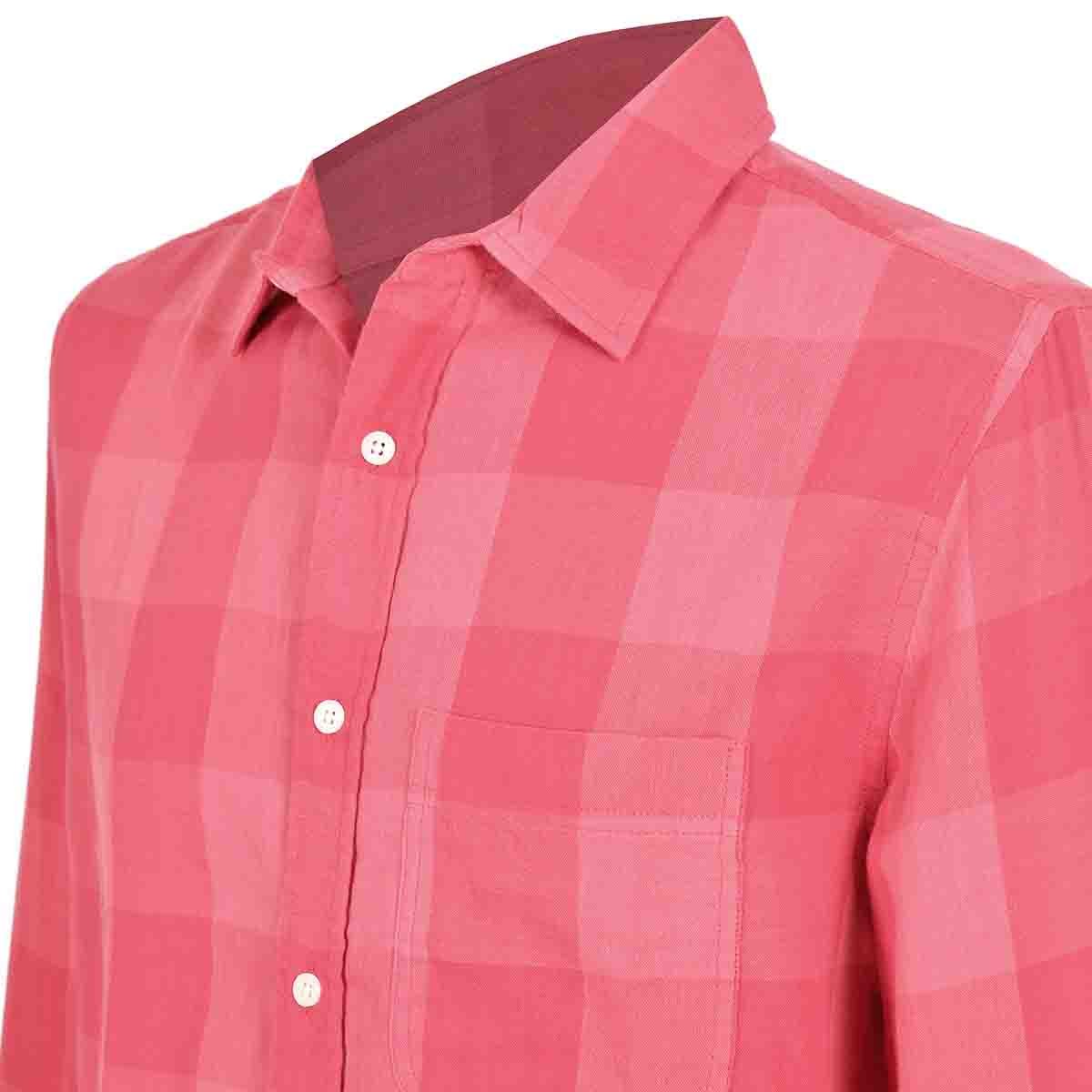 Camisa Manga Larga Color Naranja Jeanious