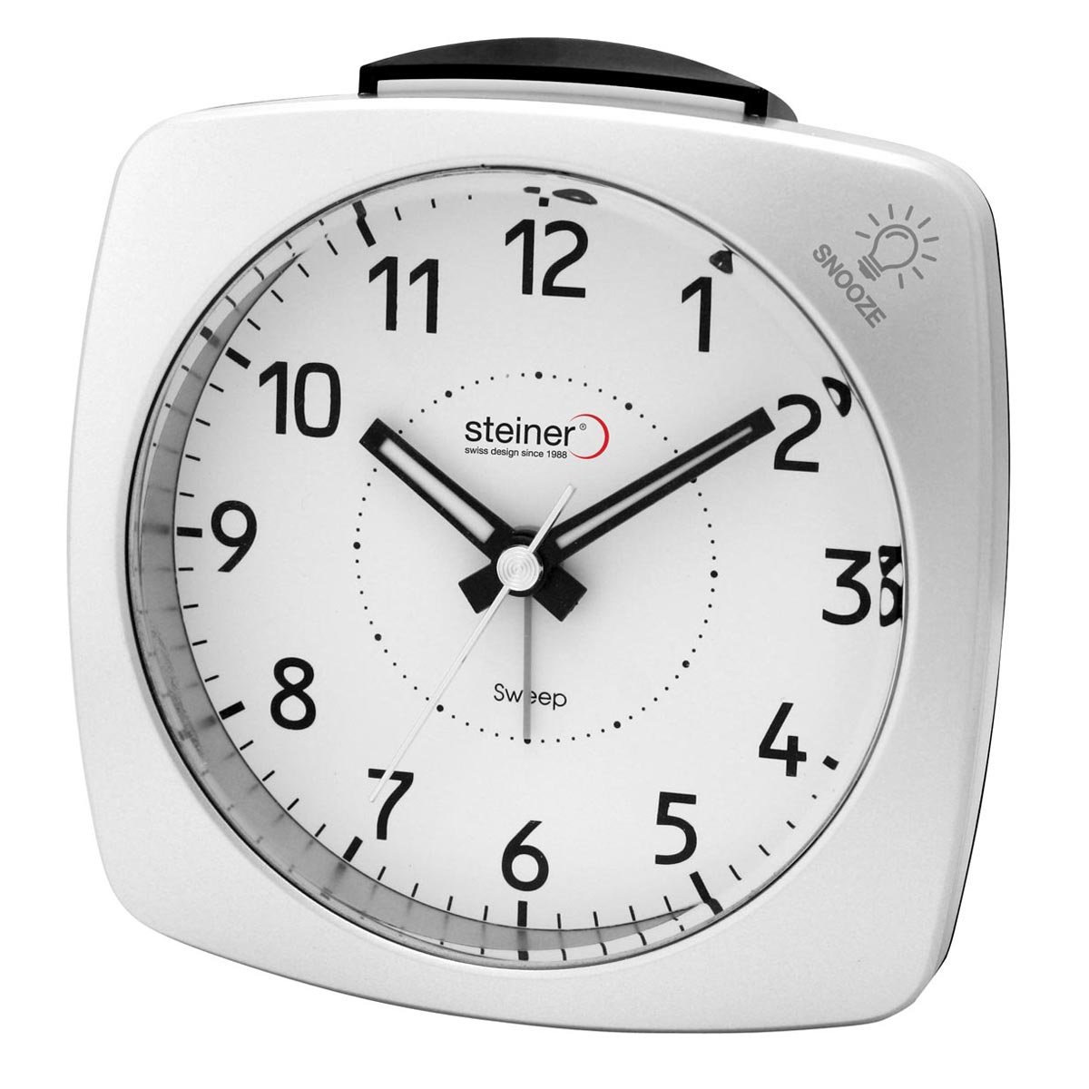 Reloj Despertador Color Plata Steiner Wake Up