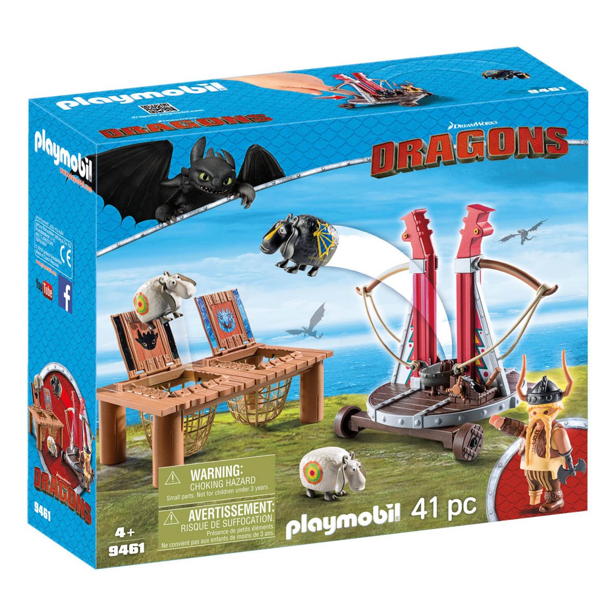 Bocón con Lanzadera de Ovejas Playmobil