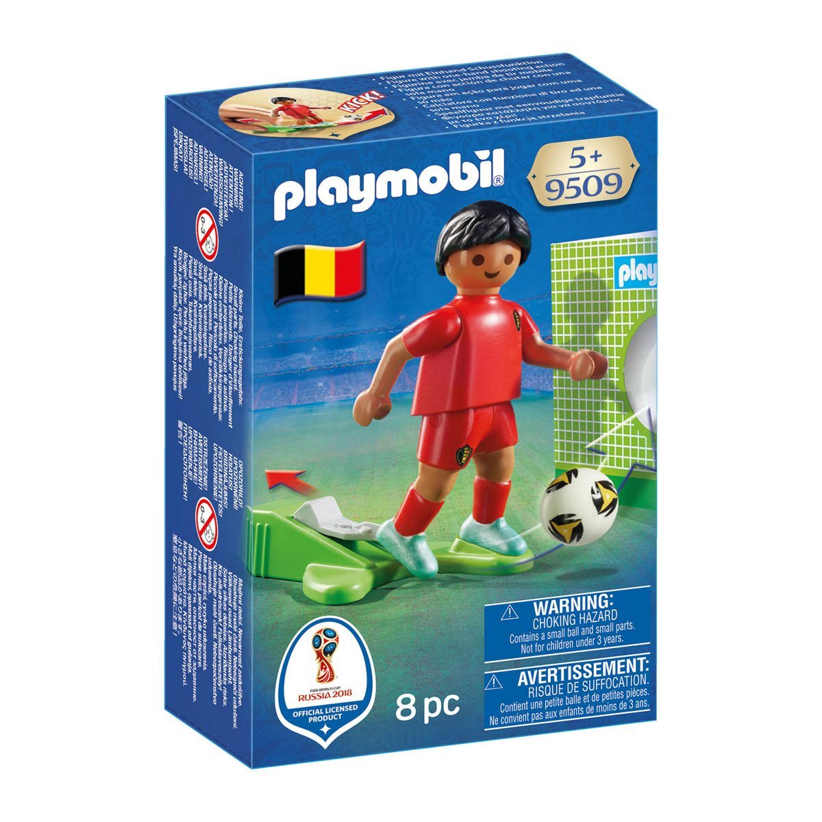 Jugador de Futbol  Bélgica Playmobil