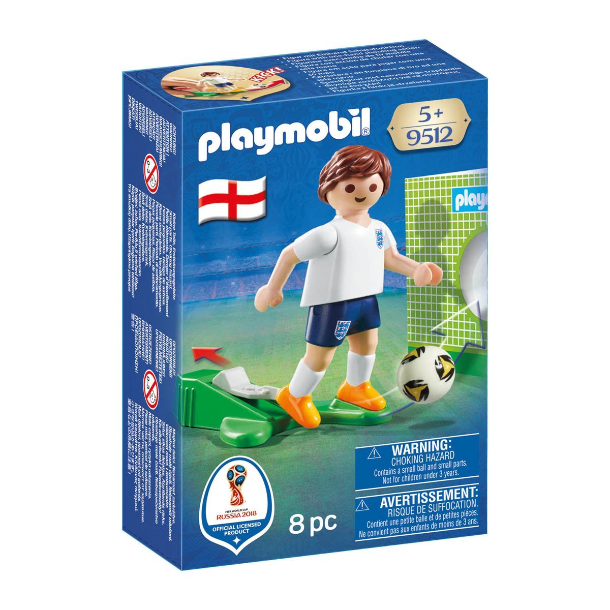 Jugador de Futbol  Inglaterra Playmobil