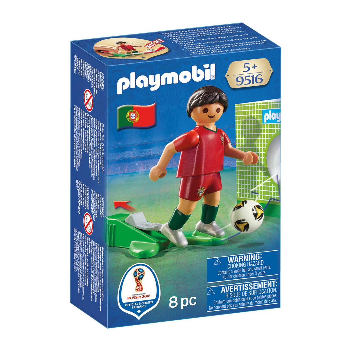 Jugador de Futbol  Portugal Playmobil
