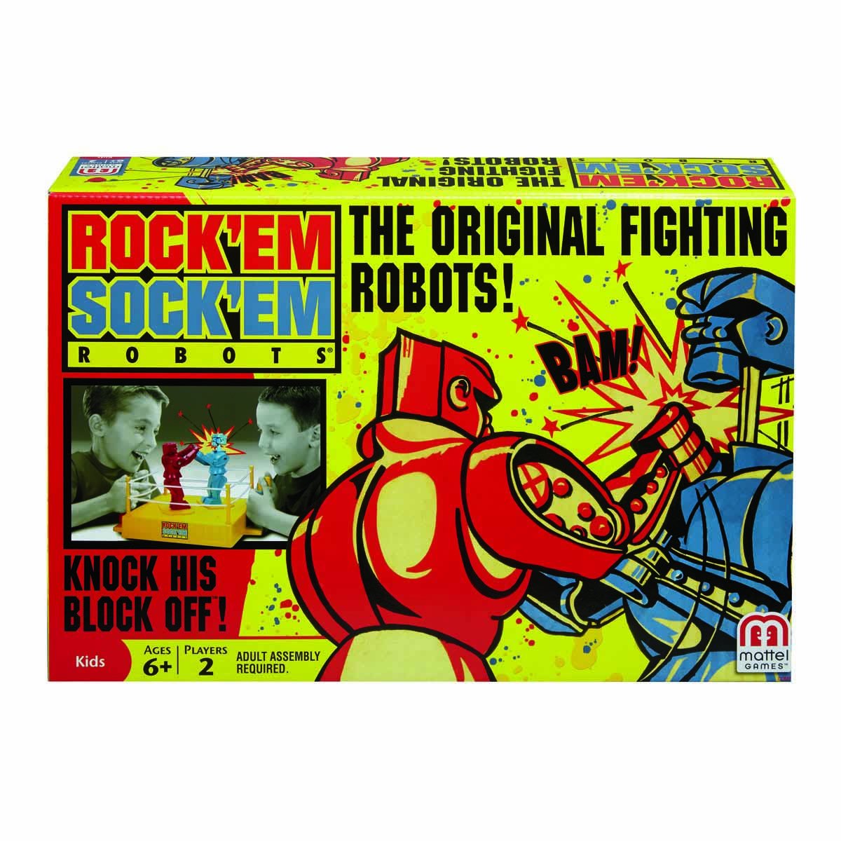 Games Rock Em Sock Em Robots Mattel