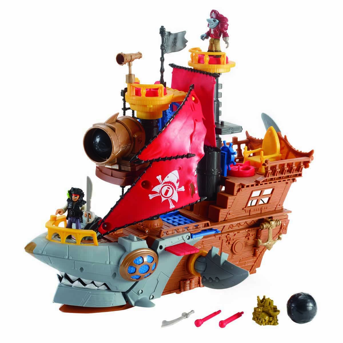 Fisher Price Imaginext Barco Ataque de Tibur&oacute;n Mattel