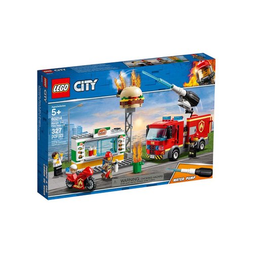 Rescate Del Incendio en la Hamburgueser&iacute;a Lego