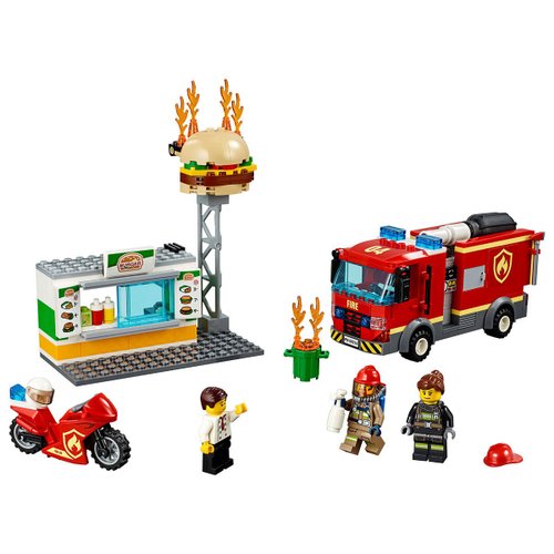 Rescate Del Incendio en la Hamburgueser&iacute;a Lego