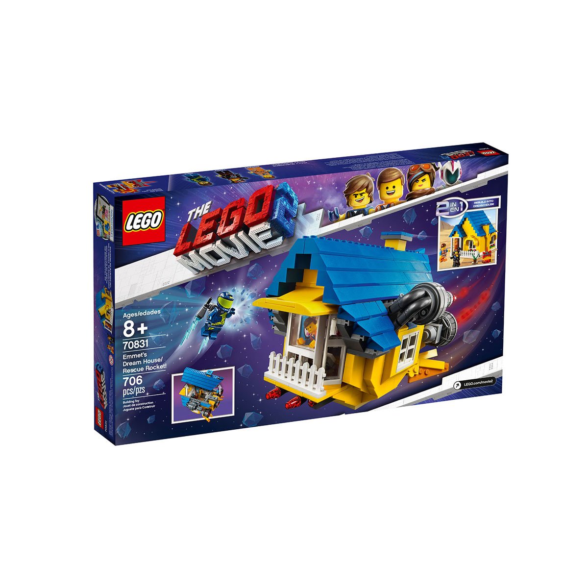 Casa de los Sue&ntilde;os Cohete de Rescate de Emmet Lego