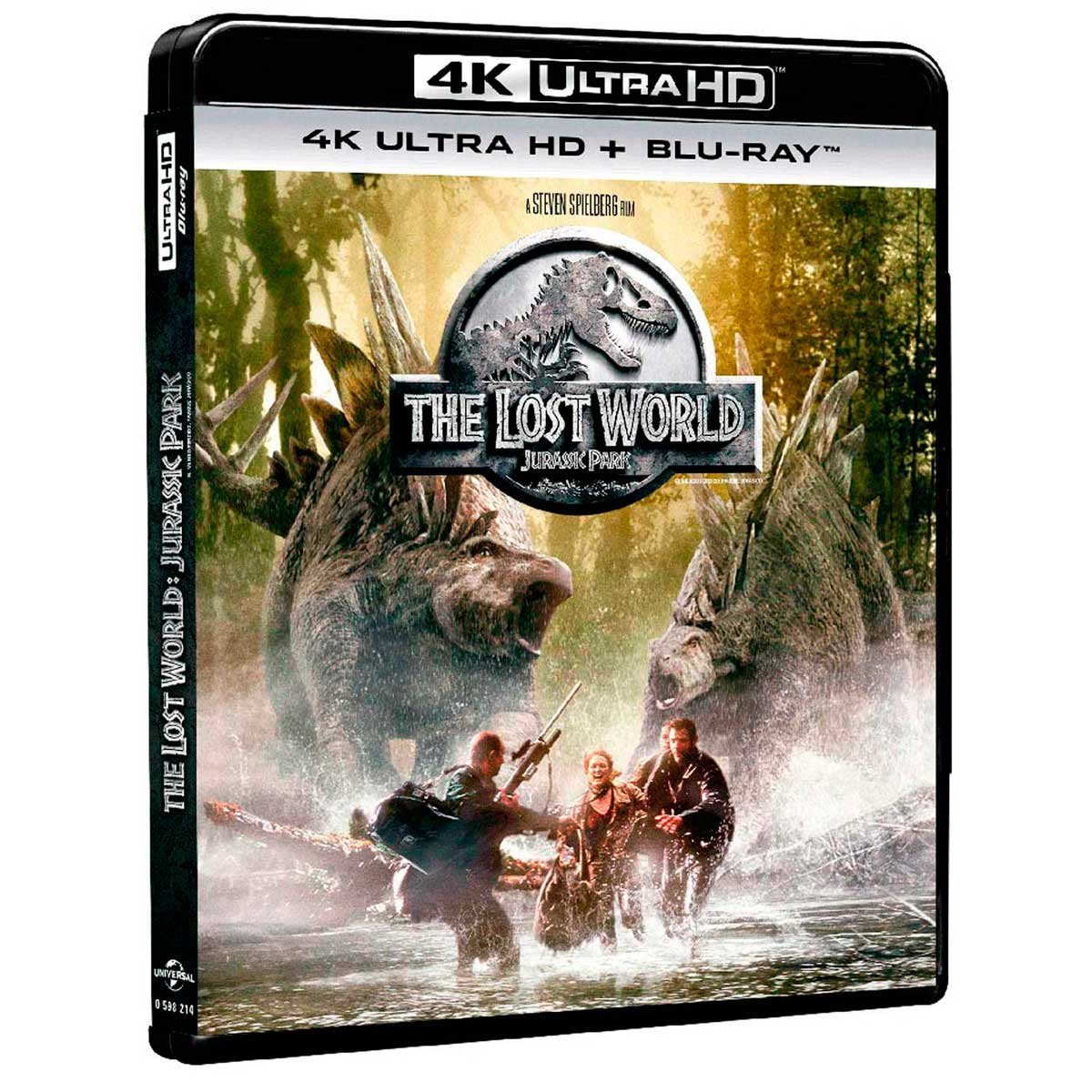 4K Ultra Hd + Blu Ray el Mundo Perdido Jurassic Park