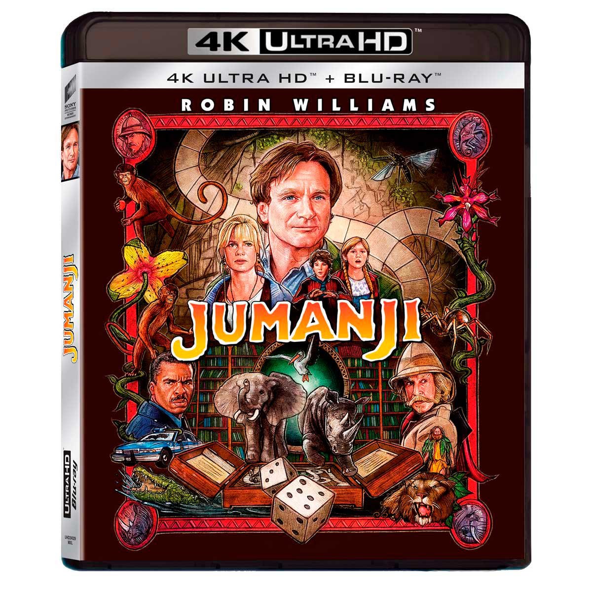 4K Ultra Hd + Blu Ray Jumanji (1995)