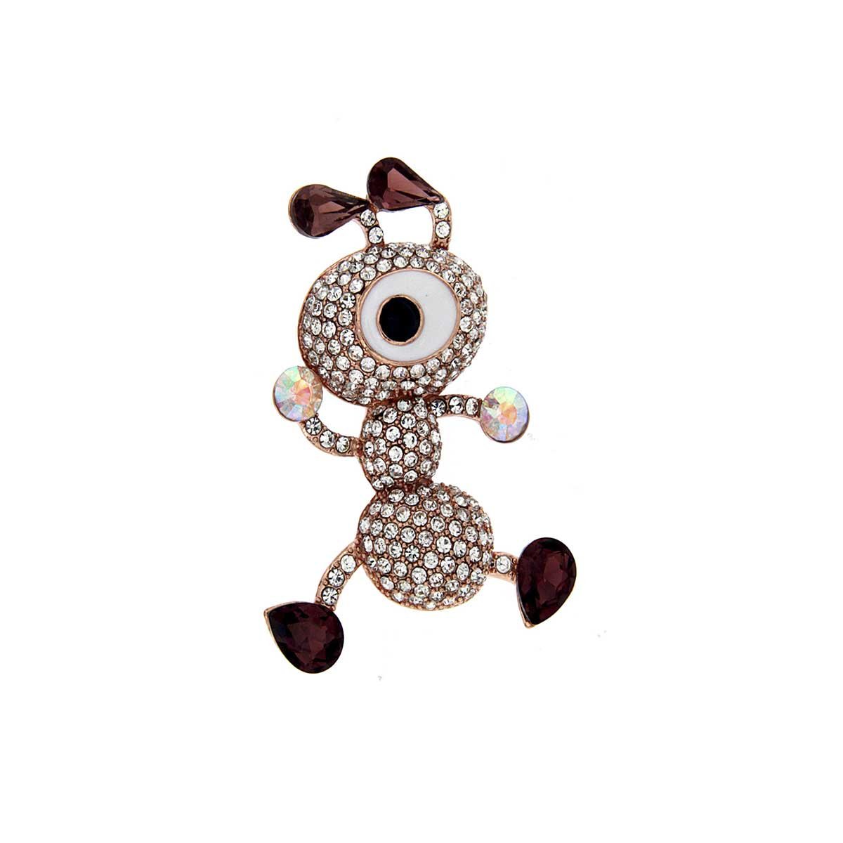 Broche en Forma de Hormiga con Piedras Swarovski Coco Cherie