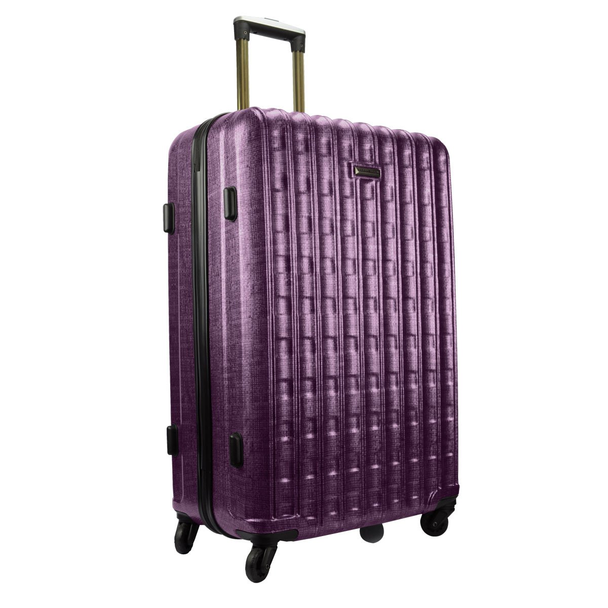 Maleta Vertical Rodante Rígida 24 Morado Virgo Perry Ellis