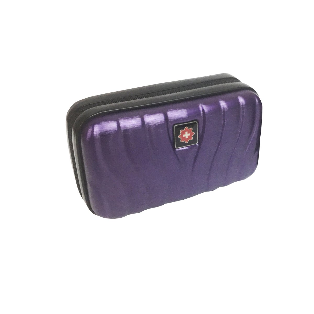 Estuche de Viaje 7" Abs/pc Brushed Morado Swissland