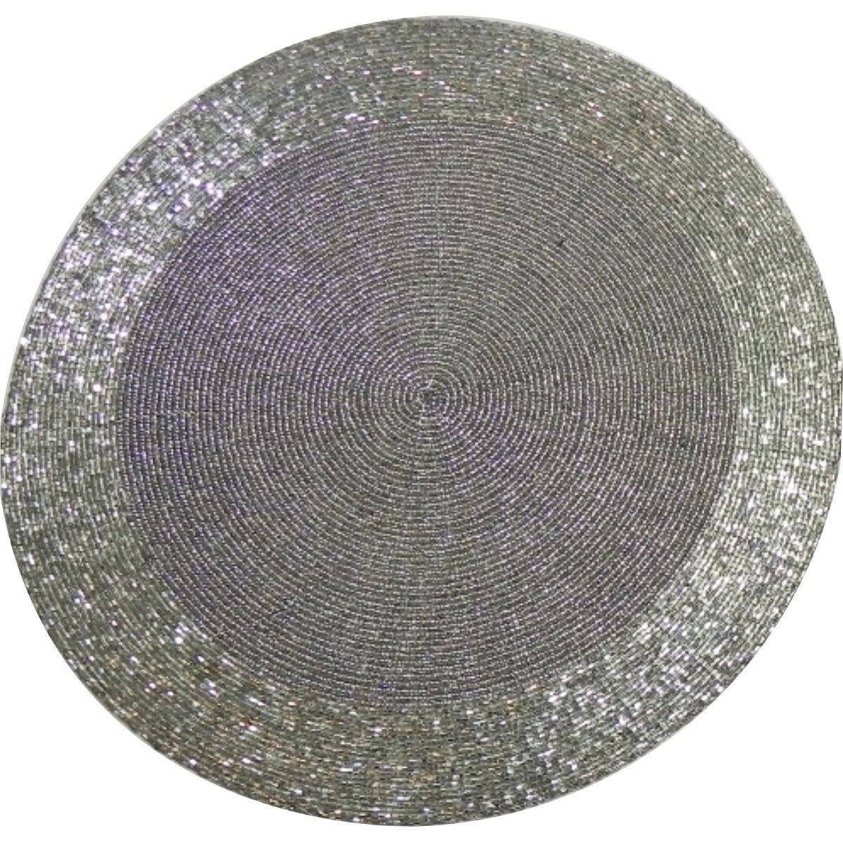 Mantel Vidrio con Piedras Decorativas (32 Cms) Gri