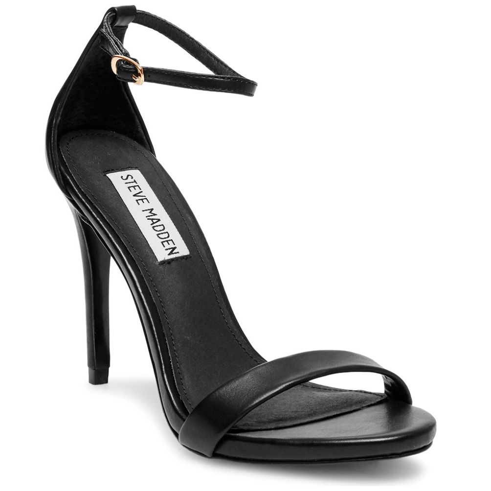 Sandalia Negra con Pulsera Steve Madden