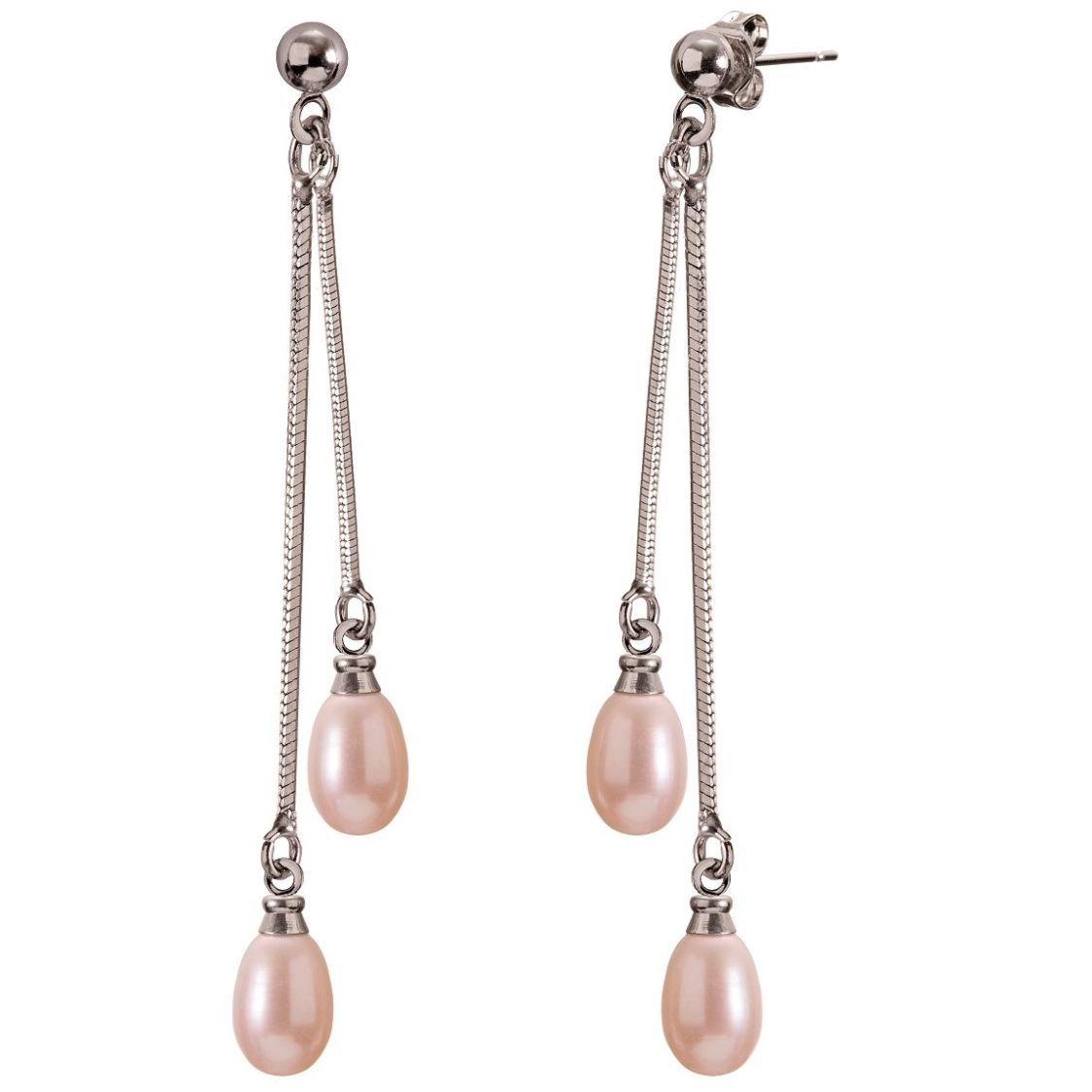 Aretes con o Perla de Gota Sidney