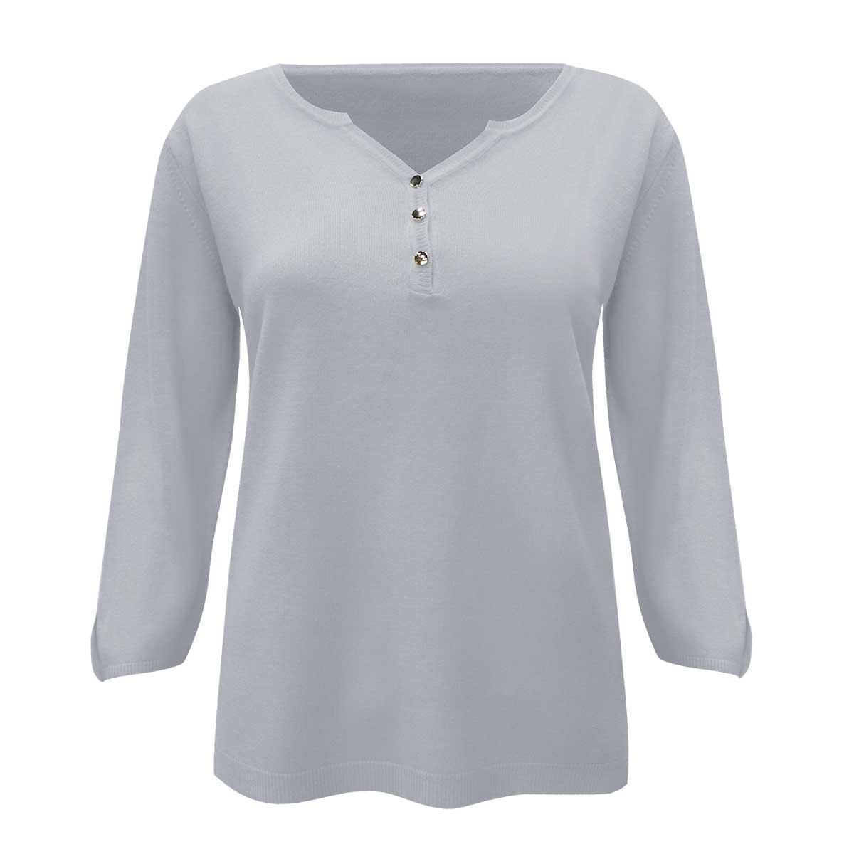 Blusa para Mujer Blanca Manga 3/4 Vitos