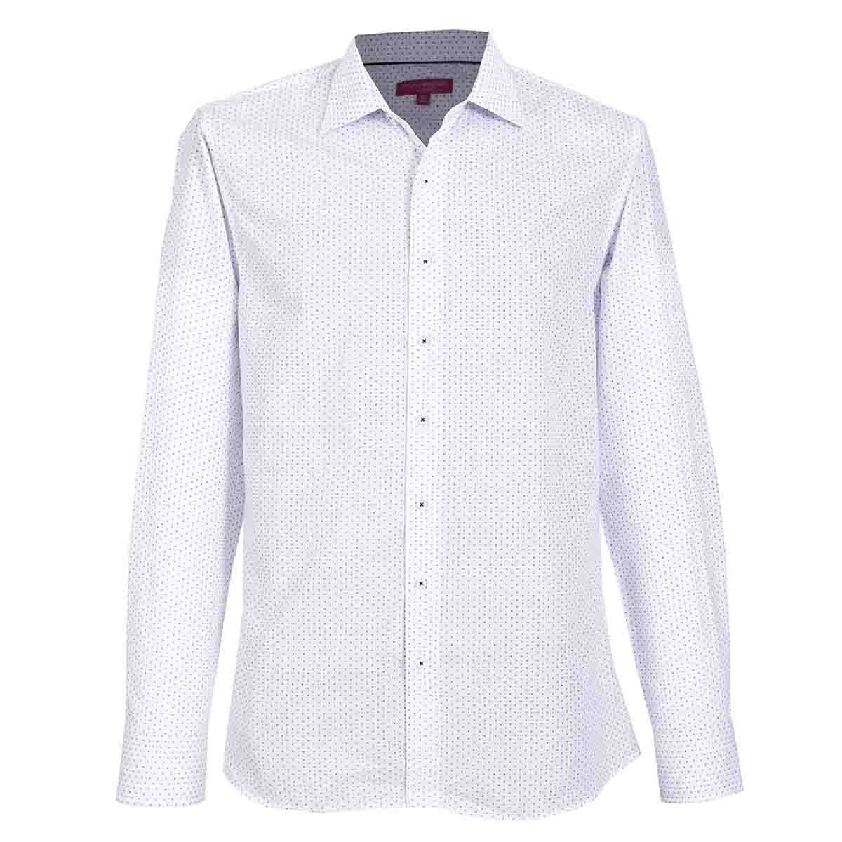 Camisa Color Blanco Combinado Bruno Magnani