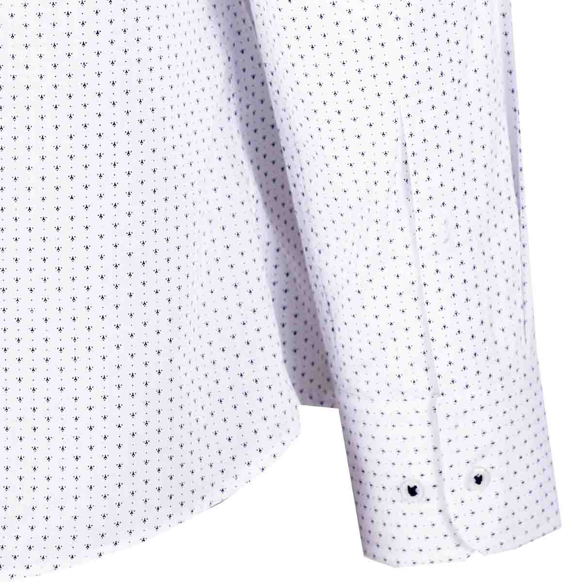 Camisa Color Blanco Combinado Bruno Magnani