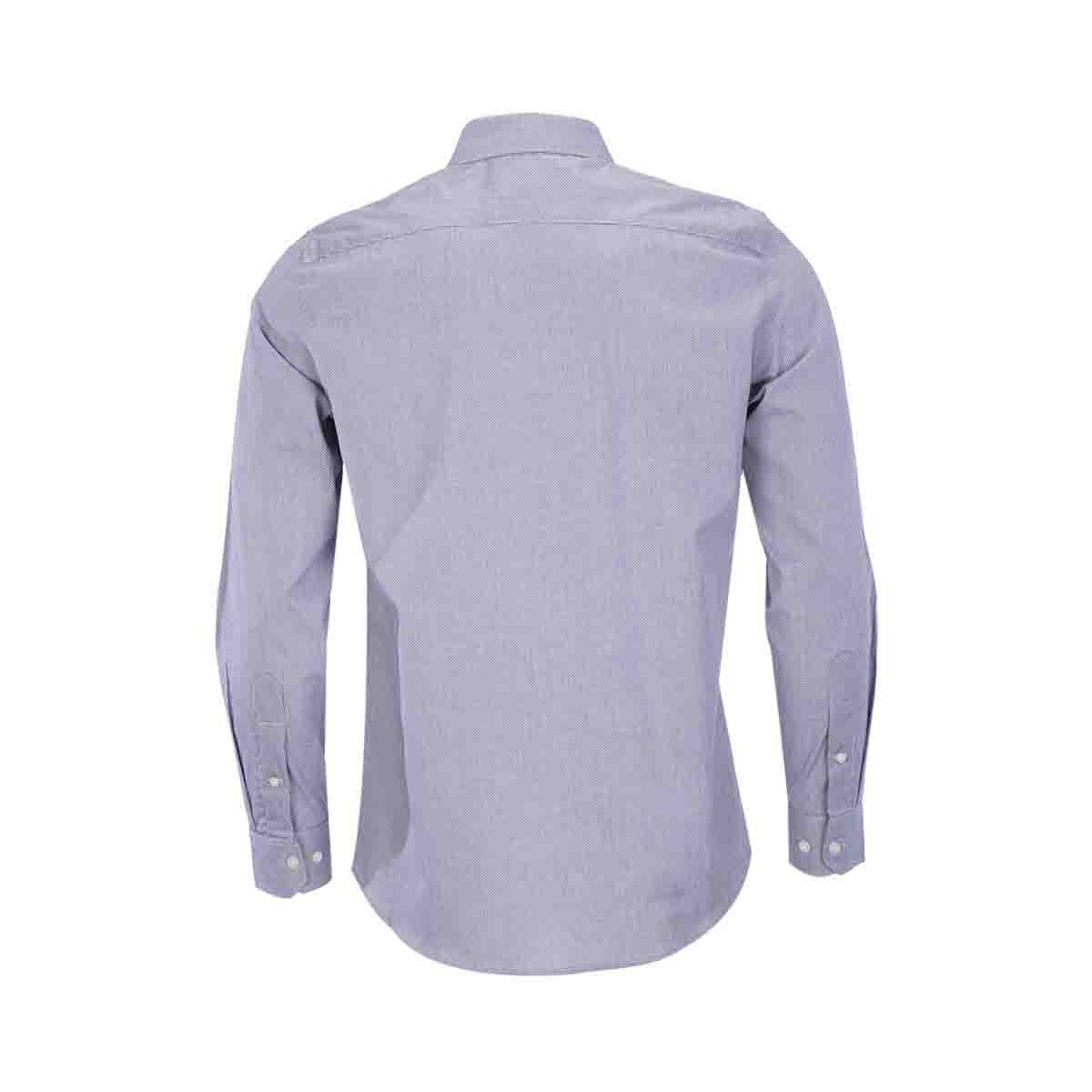 Camisa Manga Larga Casual Fantasia Color Gris Claro Carlo Corinto