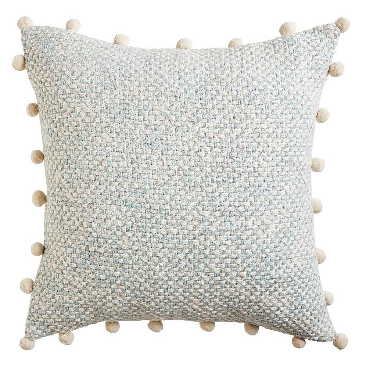 Cojín Chunky Texture Pom Blue Pier 1 Imports