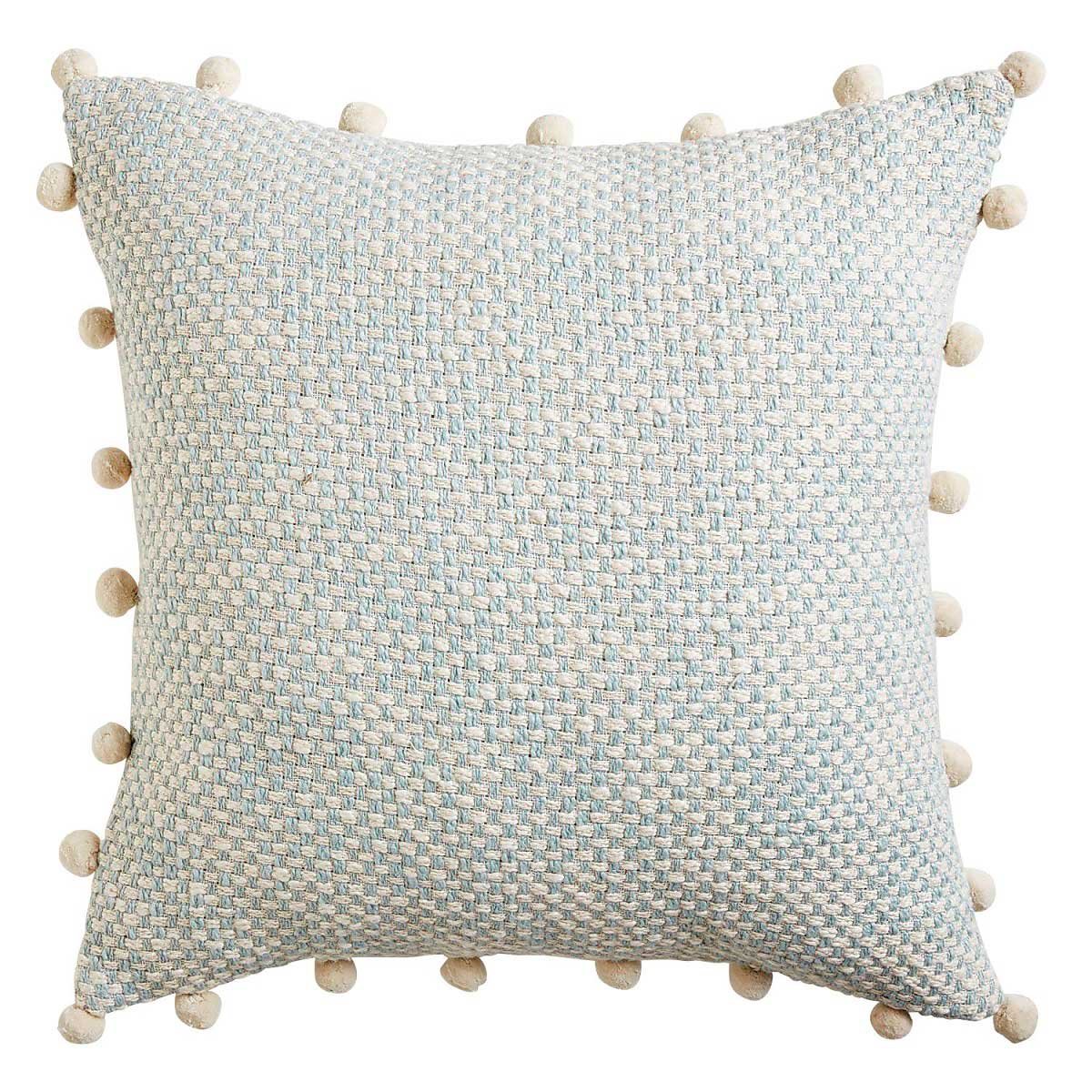 Coj&iacute;n Chunky Texture Pom Blue Pier 1 Imports