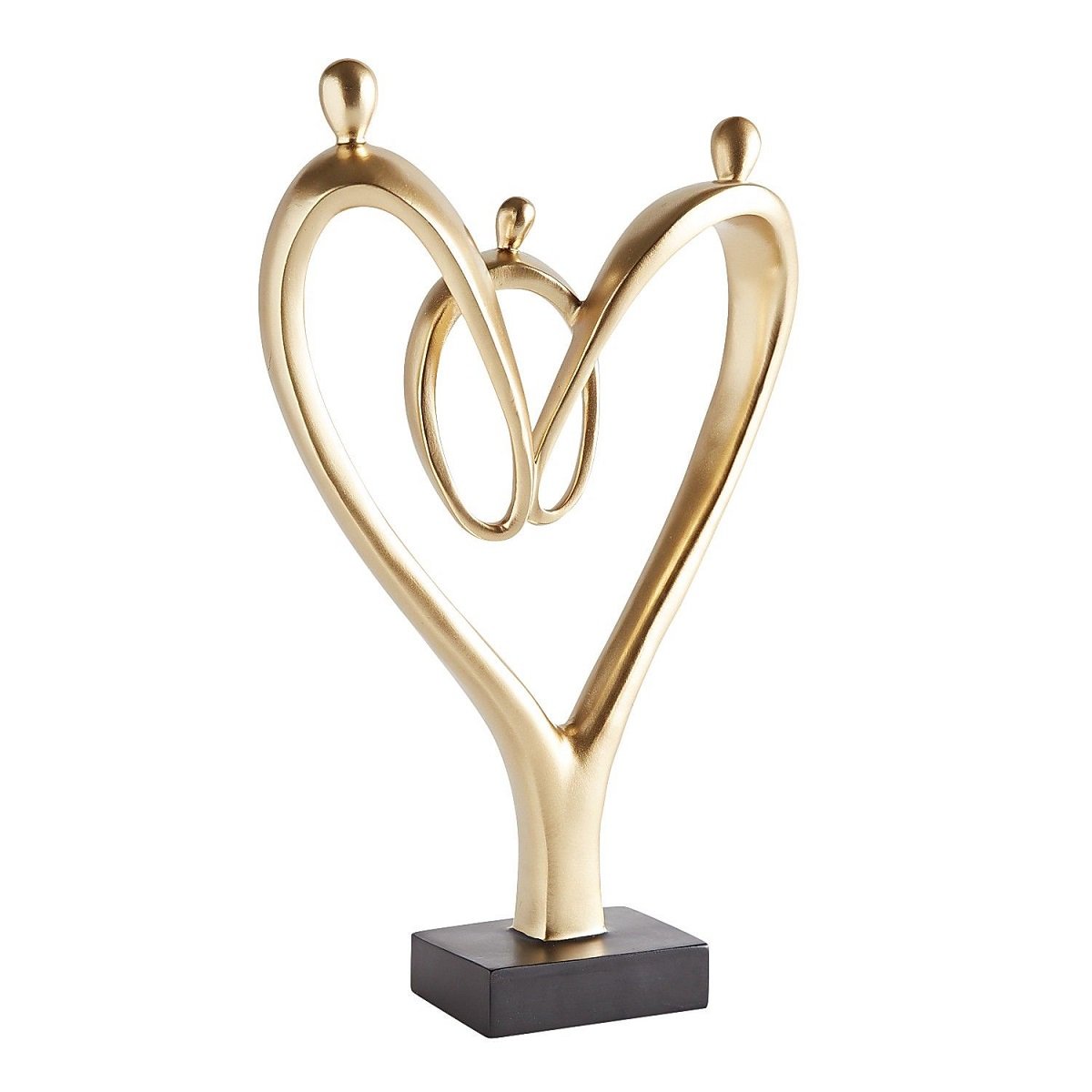 Figura Decorativa Golden Heart Family Pier 1 Imports