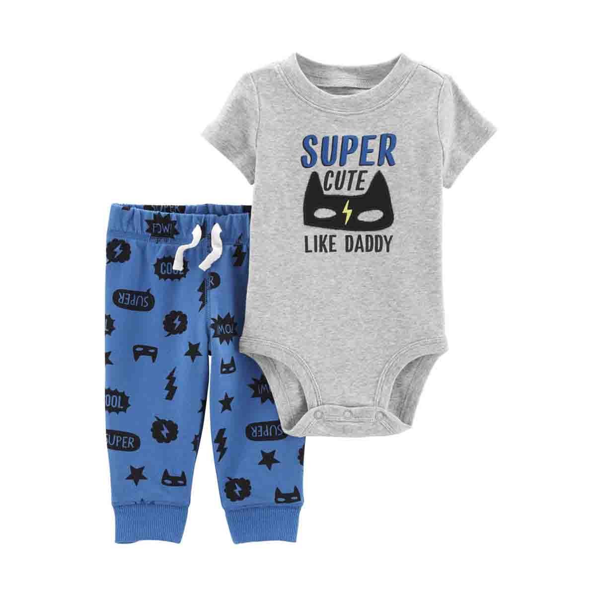 Set de Pantalón Color Azul Combinado Carters