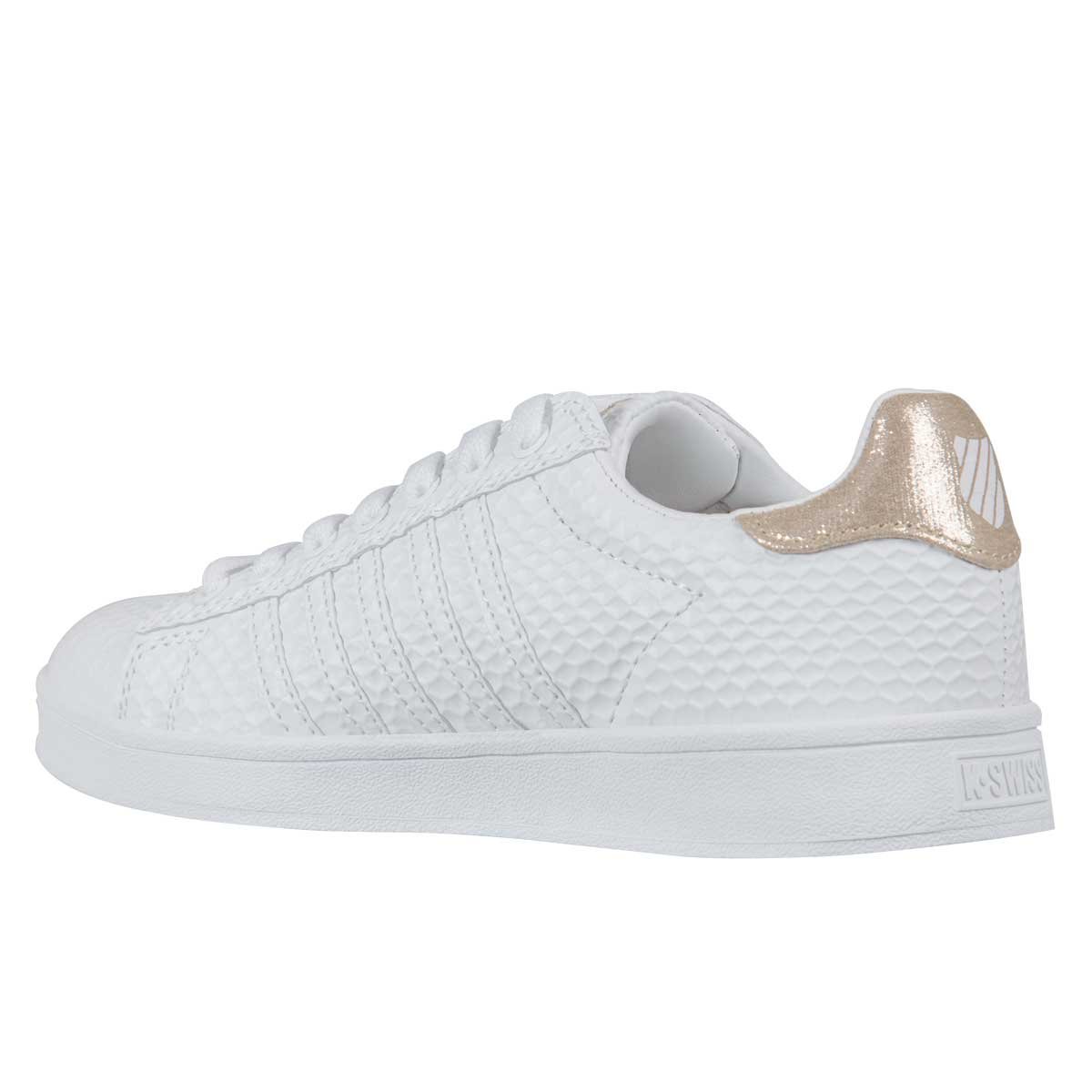 Tenis Blanco con Agujeta K-Swiss