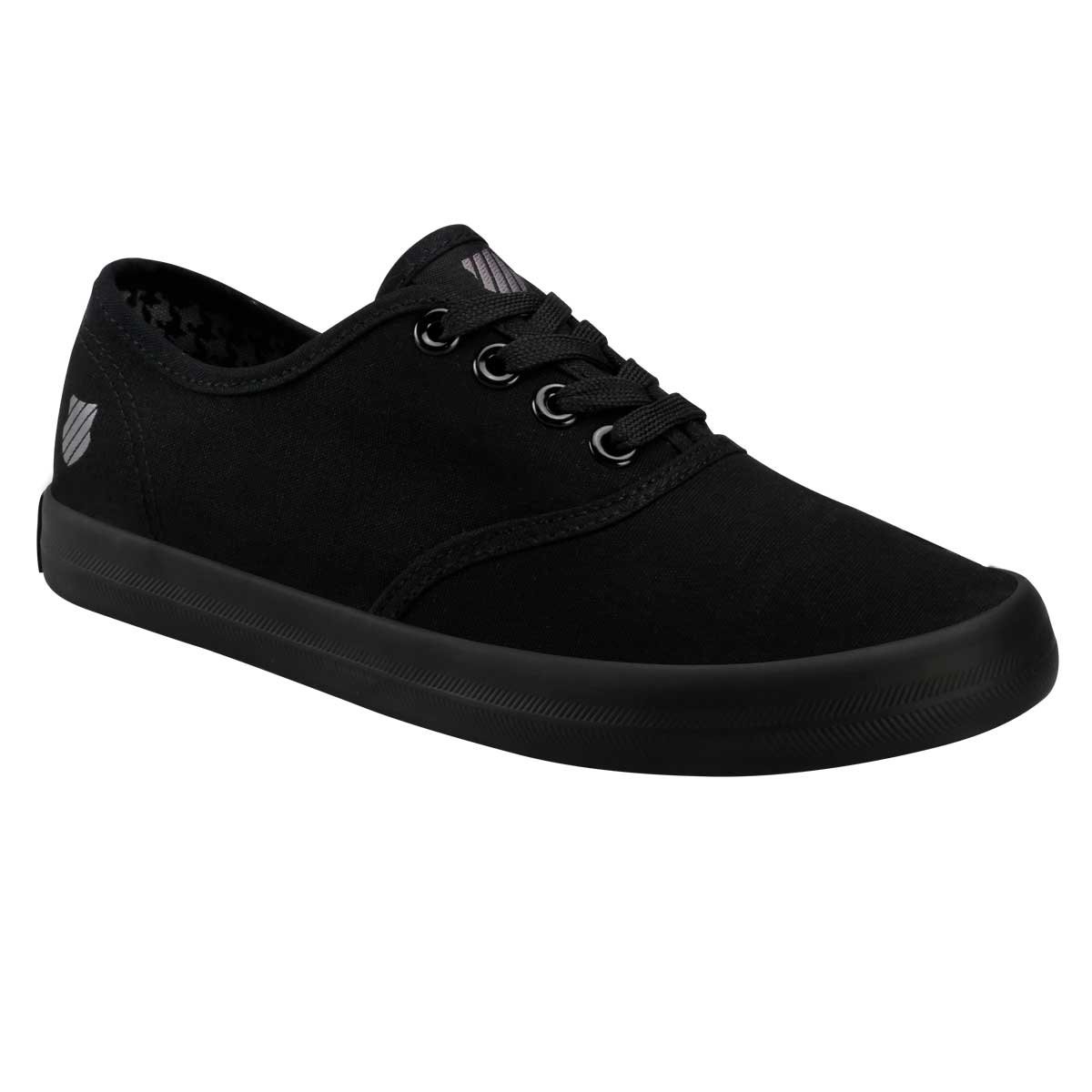 Tenis Negro Textil con Agujeta K Swiss